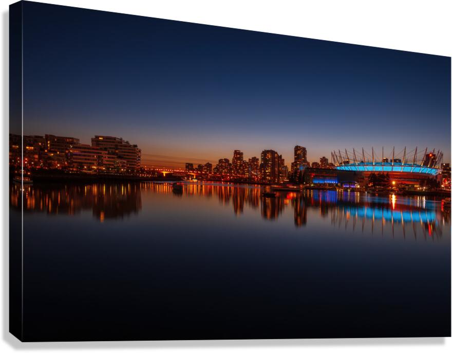 False Creek Vancouver Canvas Print