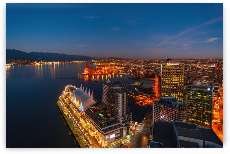 Vancouver Skyline by Randy Tremblay Photography
