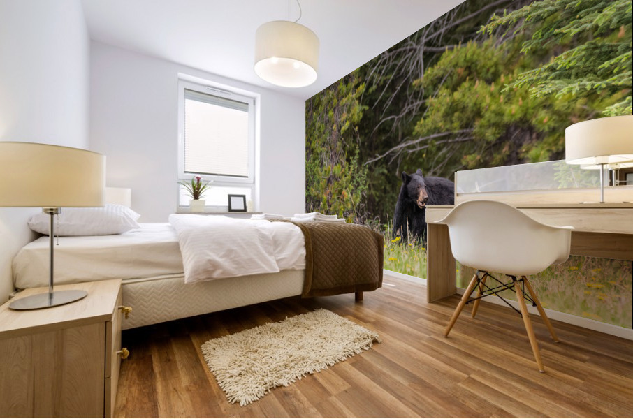 Black Bear Mural print