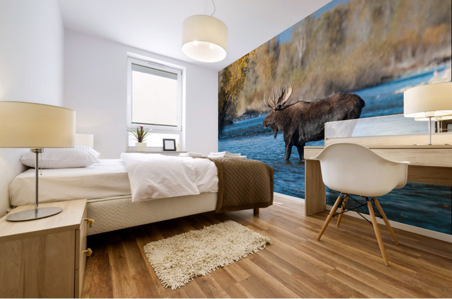 Bull Moose Mural print