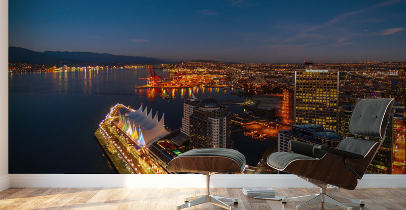 Vancouver Skyline Wall Murals