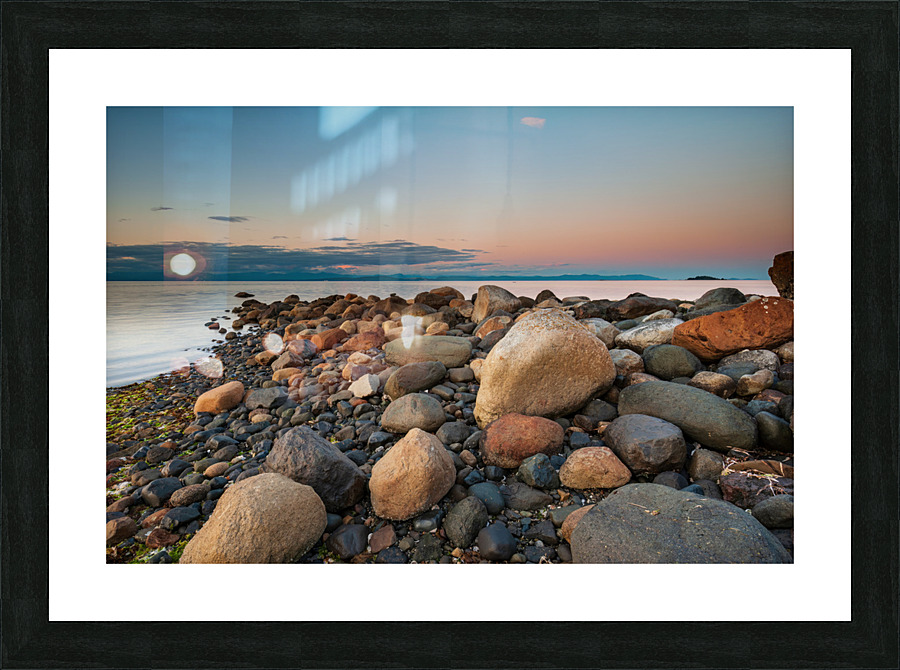 Rocky Beach Picture Frame print