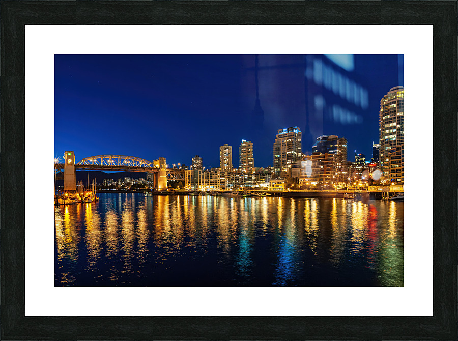 False Creek Vancouver Picture Frame print