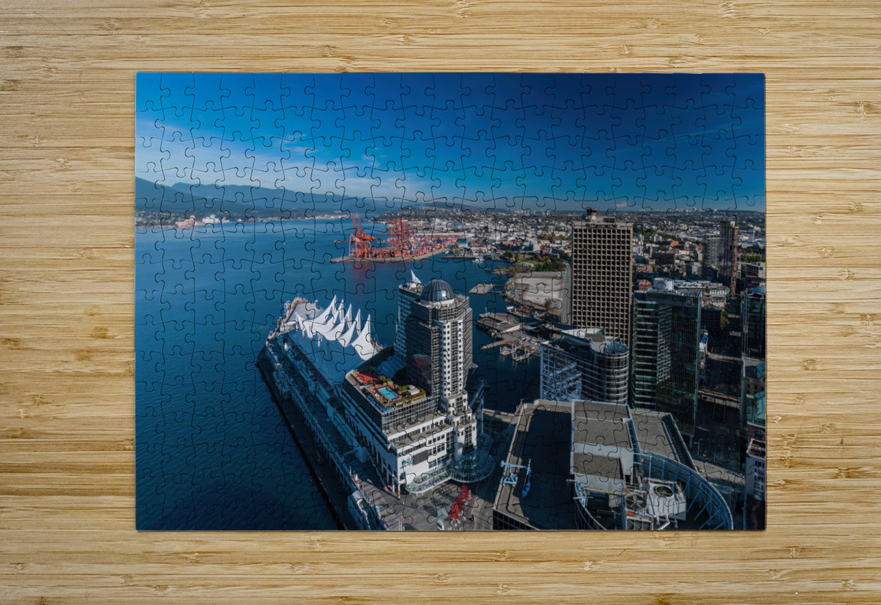 Vancouver Skyline Randy Tremblay Photography Puzzle printing