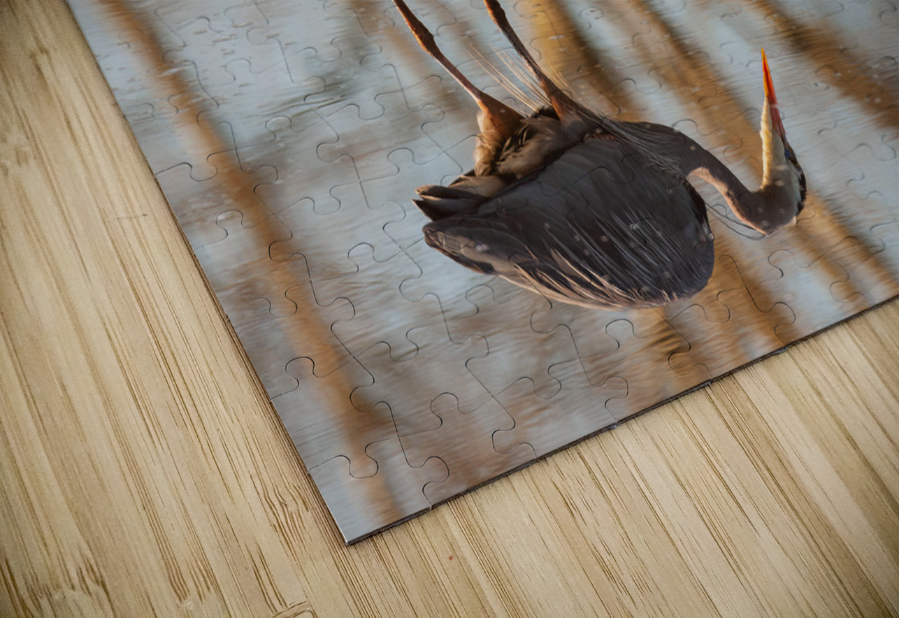 Great Blue Heron Randy Tremblay Photography Puzzle