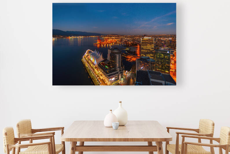 Vancouver Skyline by Randy Tremblay Photography